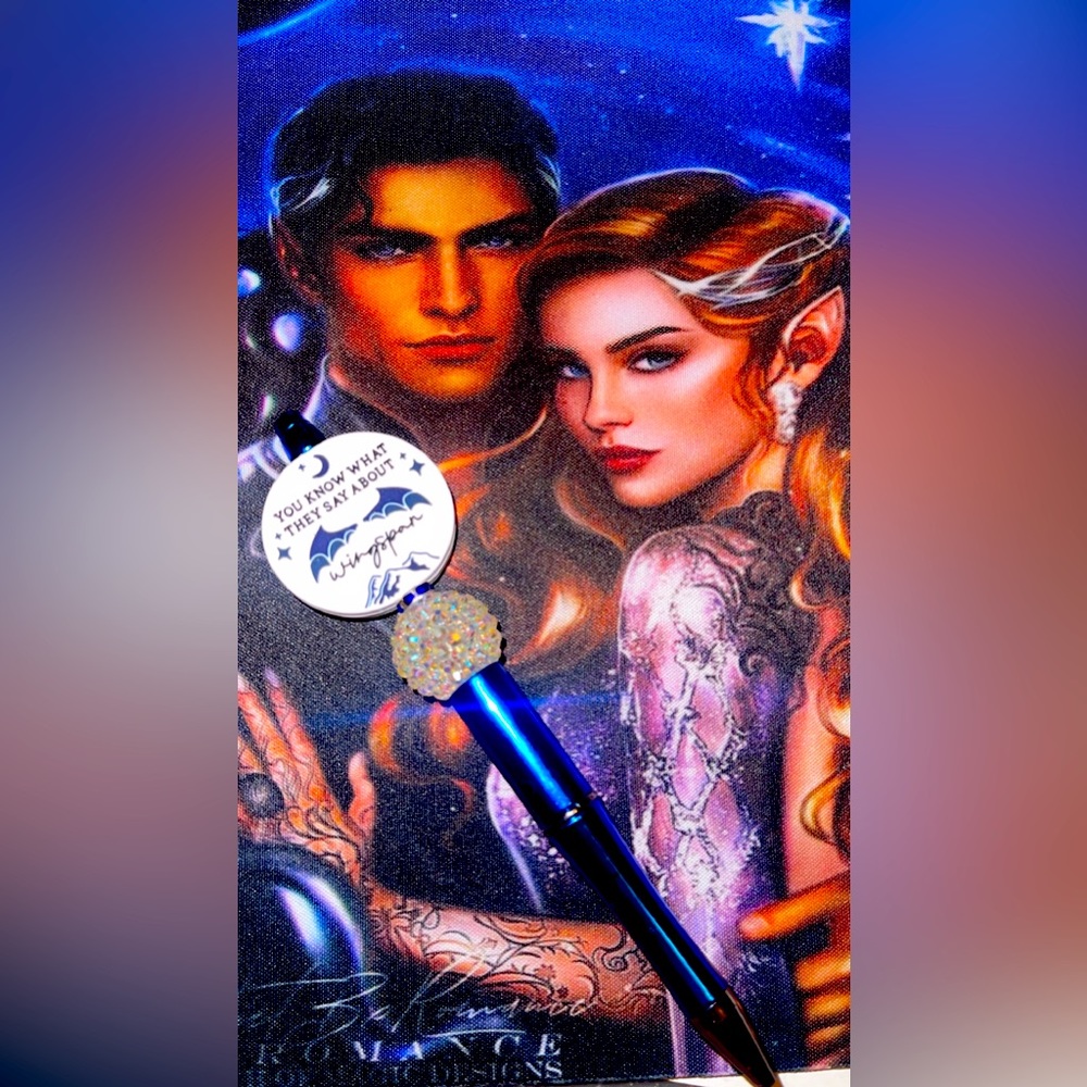 A beaded pen inspired by Acotar series